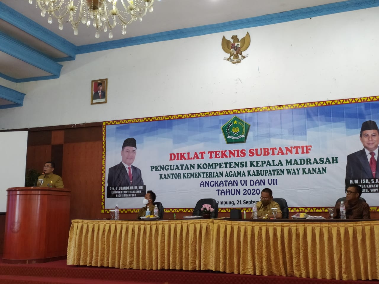 Diklat Kerjasama antara Balai Diklat Keagamaan Palembang dengan Kementerian agama pada Kabupaten Way Kanan